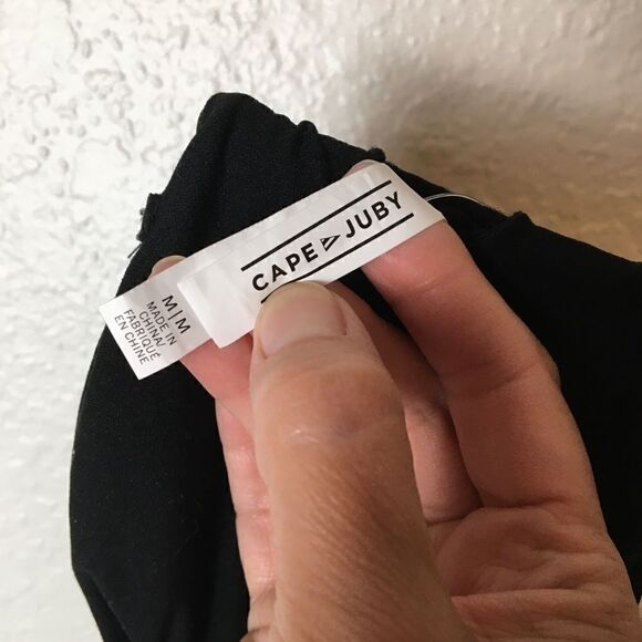 NWT Cape Juby super strappy black bikini top M - Picture 6 of 8